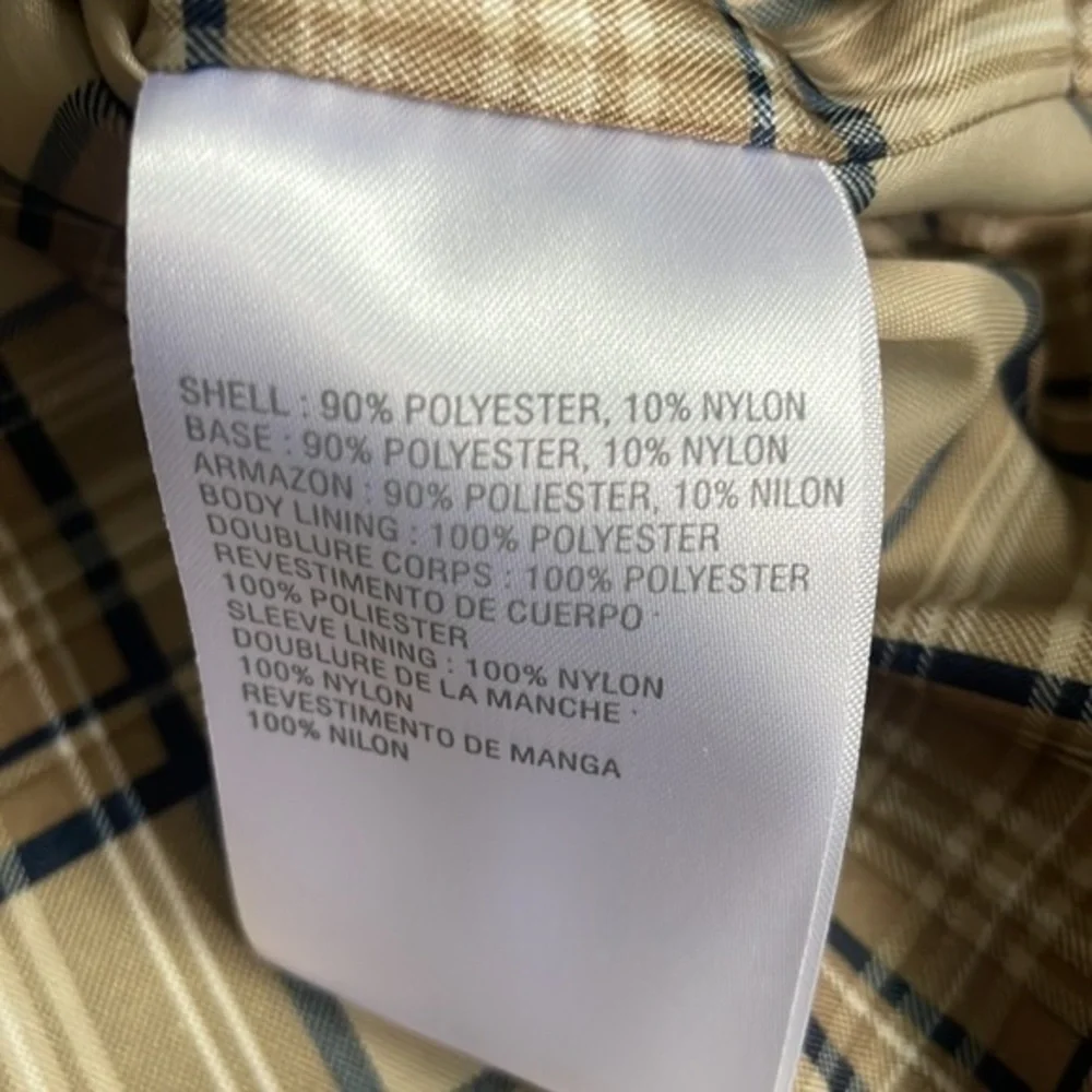 Liz Claiborne jacket like new size large cream double breasted outdoor